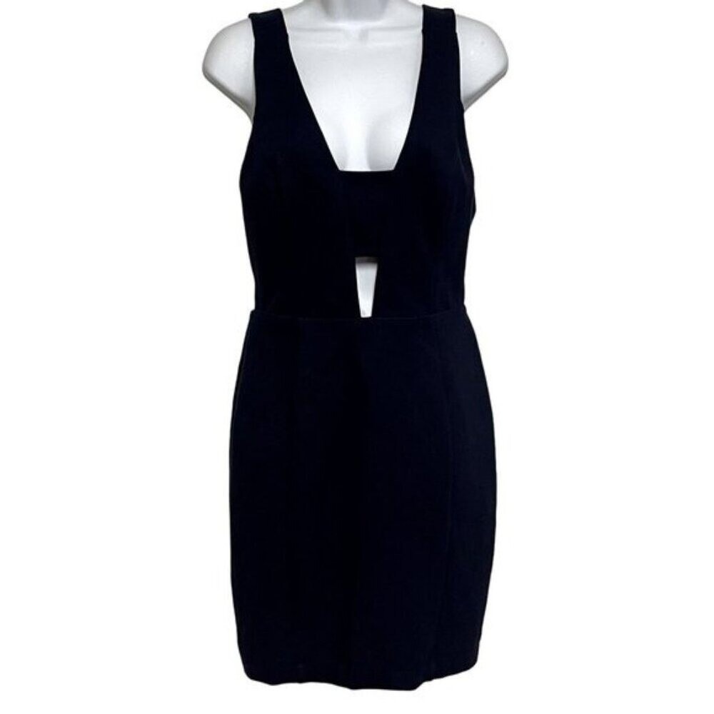 ASTR The Label Revolve Black Cutout Open Back Mini Dress Womens‎ Large